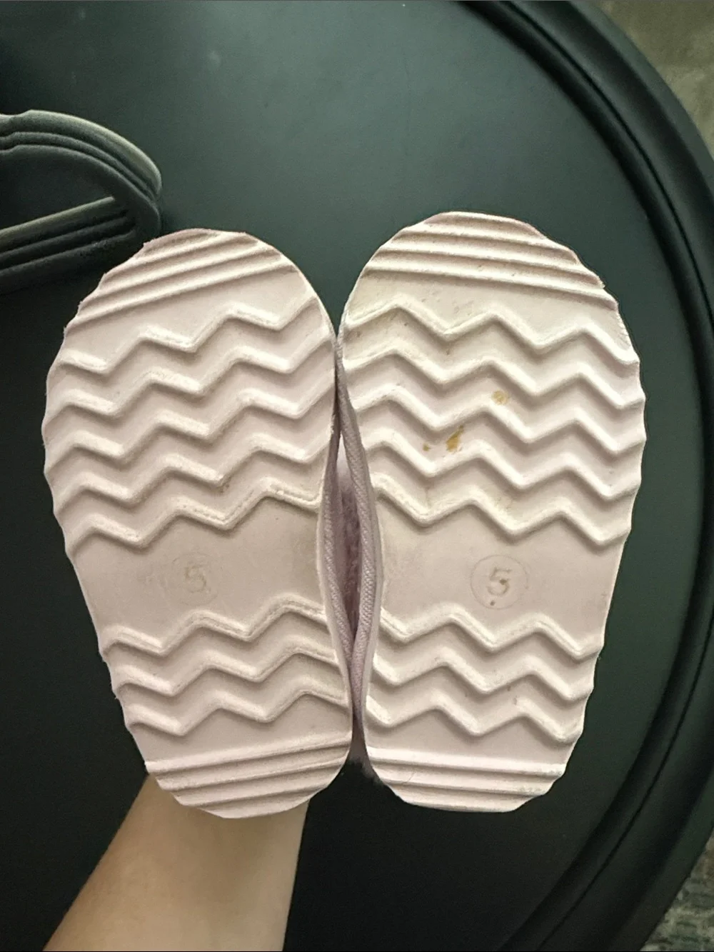Toddler Pink Faux-Fur Lined Slippers